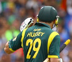 I was just protecting myself from being hit by ball: Hussey