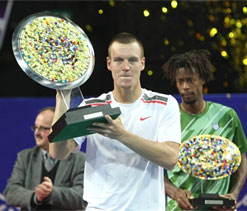 Berdych beats Monfils to snatch Montpellier title