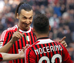 Milan extend lead as Juve held in Serie A