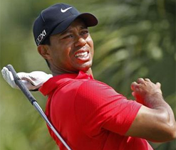 Woods has `mild` strain, hopes to return soon
