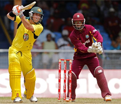 Australia make 204 for eight against West Indies