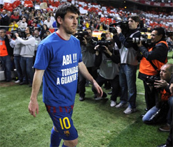 Messi one goal from Barca record after revision