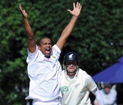 NZ leads South Africa by 5 runs after Day 2