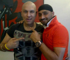 Harbhajan visits Yuvraj Singh