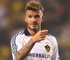Beckham has fierce bust-up with L A Galaxy mates