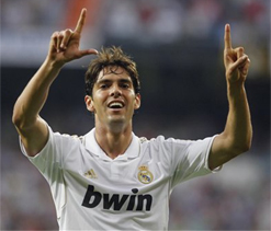 Soccer star Kaka becomes first athlete to pass 10 million followers on Twitter	