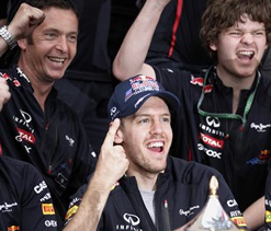 Vettel not entirely happy with Red Bull’s performance