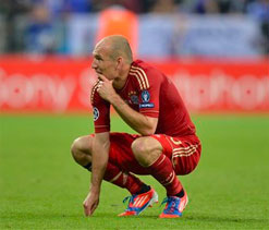 Robben rues `terrible` missed penalty against Chelsea