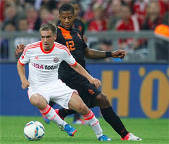 Bayern win friendly against Holland