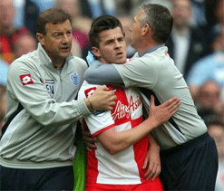 QPR’s Barton banned for 12 matches for violent conduct during Man City match