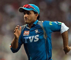 KKR welcomes Ganguly at Eden Gardens