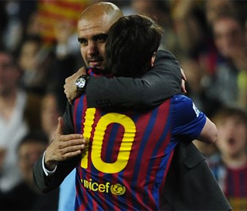 Lionel Messi bids farwell to Guardiola with 4 goals