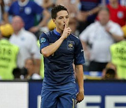 Samir Nasri`s outburst aimed at French journalist