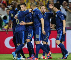 Euro 2012: France defeat Ukraine 2-0