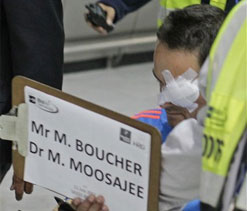 Boucher to meet eye specialist to chart course of recovery