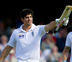 Alastair Cook's century gives England a solid start