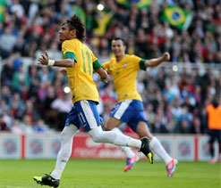 London Olympics 2012: Brazil beat Team GB 2-0 in warm-up match
