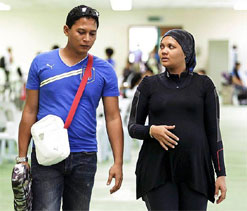 Eight-month pregnant Malaysian athlete to compete in London Olympics	