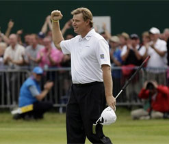 Ernie Els clinches British Open