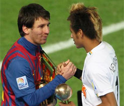 Messi should win the Ballon d`Or: Neymar