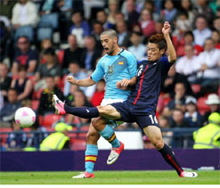 Japan beats Spain 1-0 in Olympic football