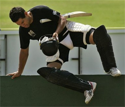 NZ cricketers arrive for India series