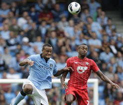EPL 2012: Manchester City win 3-2 over Southampton