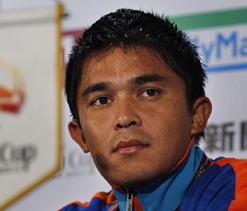 Chhetri to lead India in Nehru Cup football tournament