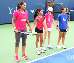 Sania Mirza hosts kids in Yale