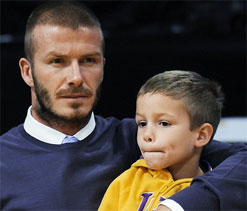 David Beckham`s sons inspired by Olympics
