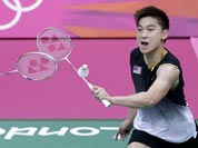 Malaysia`s Koo Kien Keat, left, and Tan Boon Heong, play against China`s Cai Yun and Fu Haifeng, unseen, at a men`s doubles badminton semifinal match of the 2012 Summer Olympics.