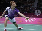 Korea`s Lee Hyun-il plays against China`s Chen Long at the men`s singles badminton bronze medal match of the 2012 Summer Olympics.