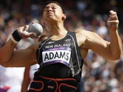New Zealand`s Valerie Adams takes a throw in a women`s shot put qualification round during the athletics in the Olympic Stadium at the 2012 Summer Olympics.