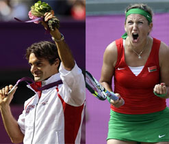 Olympics tennis: Roger Federer, Azarenka retain top spot