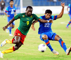 Cameroon test awaits holders India in Nehru Cup final