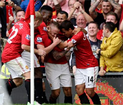 EPL : Manchester United beat Wigan Athletic 4-0