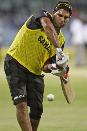 ICC T20 World Cup: Yuvi gets into groove facing `throwdowns` for an hour