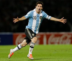 Lionel Messi waxwork unveiled at Wembley
