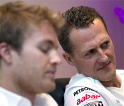 Rosberg confident Schumacher will get boot if Hamilton takes up Mercedes offer  