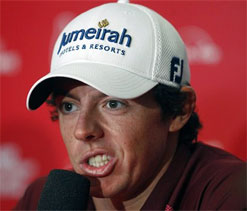 Rory McIlroy laughs off suggestions he scares Tiger Woods	