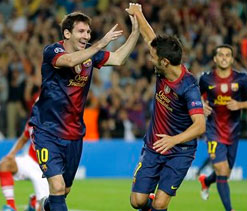 Messi insists that there is no problem with David Villa