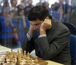 Anand held by Vallejo Pons in Chess Masters opener