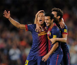 Adriano stunner maintains perfect start to season for Barcelona