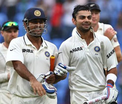 Virat Kohli showed excellent temperament, says skipper MS Dhoni