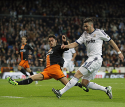 Real beat Valencia 2-0 for first-leg advantage