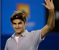 Australian Open: Federer notches straight-sets win over Tomic