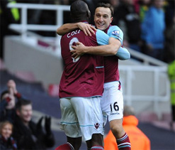 West Ham 2-1 Norwich City: Noble & O`Brien secure Hammers` first win in five