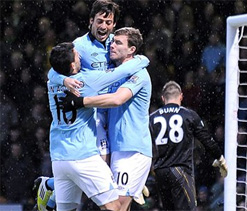 Manchester City 3-0 Stoke: Aguero wraps up comfortable win for champions