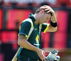 Sprained ankle leaves Michael Clarke doubtful for final Lanka ODI