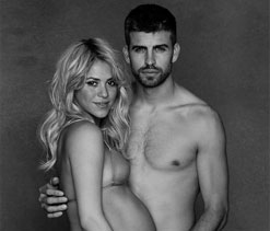 Barcelona defender Gerard Pique becomes a father